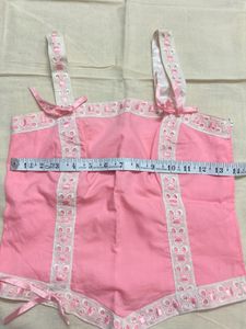 Pink couquette Corset Top