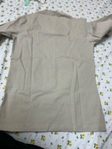 Comfortable Beige Kurta with Buttons