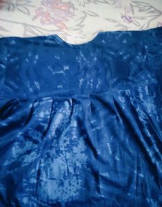 Blue Tie-Dye Top