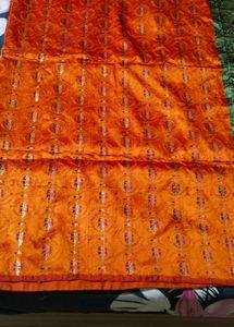 new banarasi silk sari with blouse piece