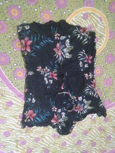 Floral Print Romper