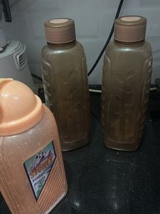 Set of 3 Plastic Water Bottles