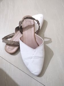 🔥Price Dropped 🔥 Shoetophia White Women Flats