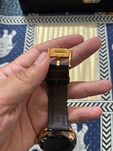 Fossil Navy Dail Watch Gold Leather ME1138
