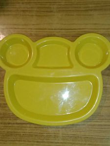 Mickey &amp; Apple Food Plates Set of 2 Combo for Kids