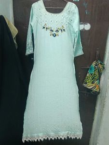 Beautiful Light Blue Kurta