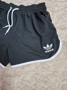adidas black mini shorts ♡☆