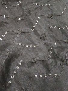 Elegant Black Sequin Dupatta