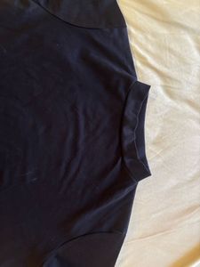 Black Turtle Neck T-Shirt
