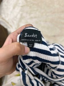 Striped Sleeveless Bodycon Dress