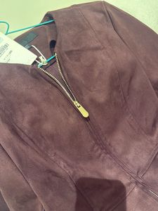 ZARA Chic Peplum Suede Jacket