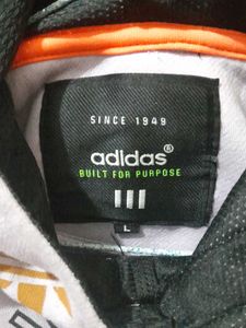 Vintage 90%.off Sale Addidas All-Over Print Hoodie