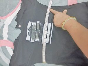 Black Graphic Top