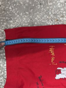 Cool Graphic Print Red T-Shirt