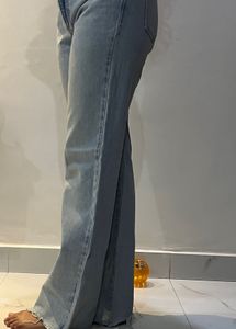 Light Wash Wide Leg Jeans