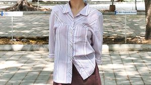 Striped Button-Up Shirt