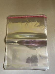 Clear Plastic Storage Bags - Saree draping covers