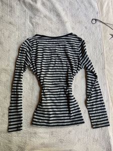 y2k stripped  printerest fitted vintage top