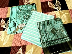 Elegant pure cotton unstitched dress material
