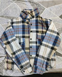 Plaid Button-Down Shirt