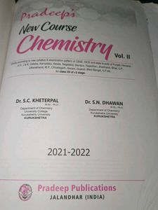 Pradeep's New Course Chemistry Vol. II