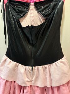 Chic Corset Dress with Ruffles
