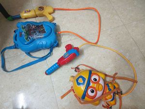 3 Water Gun Backpacks - Fun Summer Toy