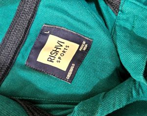Teal Polo men's T-Shirt (size L)