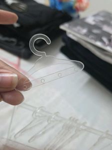 Dollhouse Miniatures Clothes Hanger Set