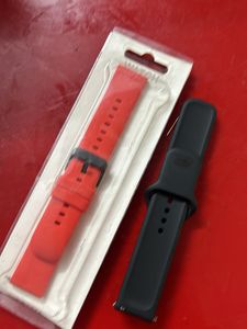 Red And Black Watch Belt Full New Unused
