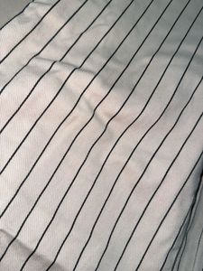 Striped Wide-Leg Cargo Pants