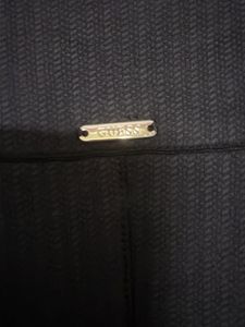 Guess Soft Leather Black stylist Jacket