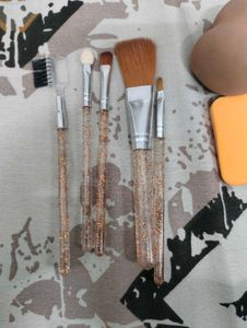 Sparkle Makeup Brush &amp; Sponge Set