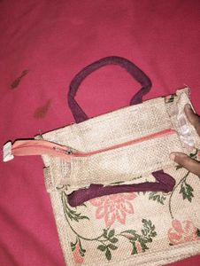 Hande made jute bag