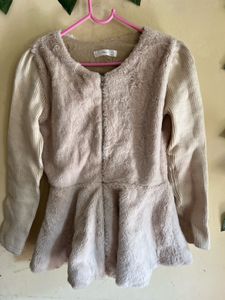 Unique Textured Peplum Top