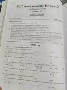 Oswaal CBSE Class 10 Maths Sample Papers