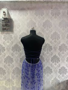 Stunning Beaded Lavender Gown