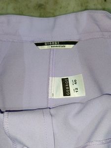 Lilac Wide Leg Trousers