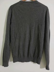 Esprit Men's Dark Grey Crew Neck Sweater