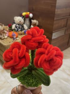 Cute Artificial Red Flowers