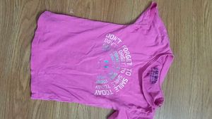 set of 2 Cute Pink T-Shirts for Girls
