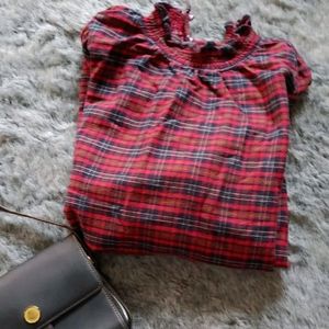 beautiful red chex tshirt