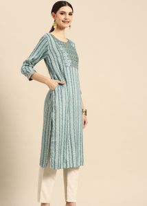 Elegant Striped Kurta