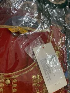 Elegant Orange Embroidered Kurta Set