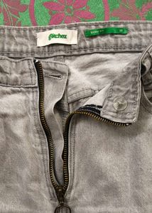 Stylish Wide Leg Light Wash Jeans