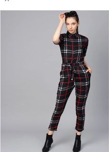 Checkered jumpsuit