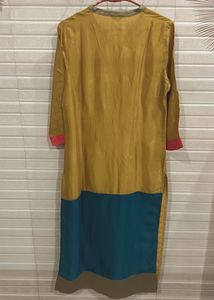 W Mustard Colored Kurta