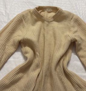 Cream Knit Dress