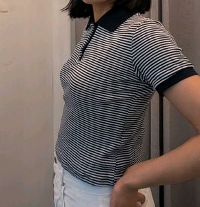 Striped Polo T-Shirt