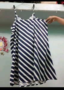 Chic Striped Midi Dress